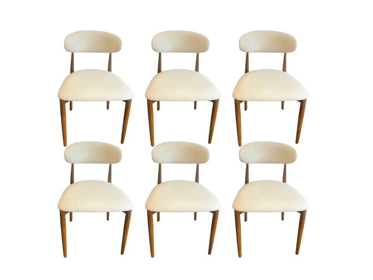RH Arno Fabric Dining Side Chairs, Set of 6