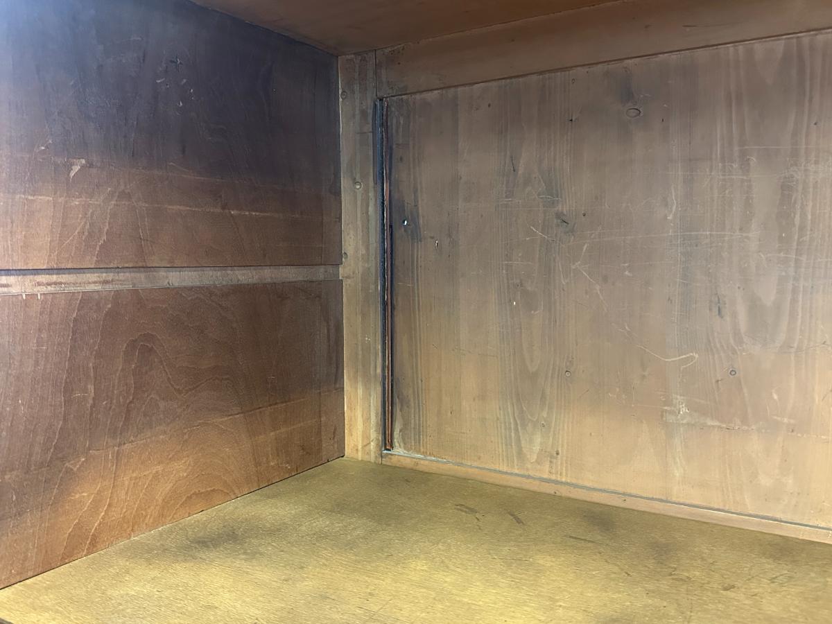 Antique Mahogany Linen Press