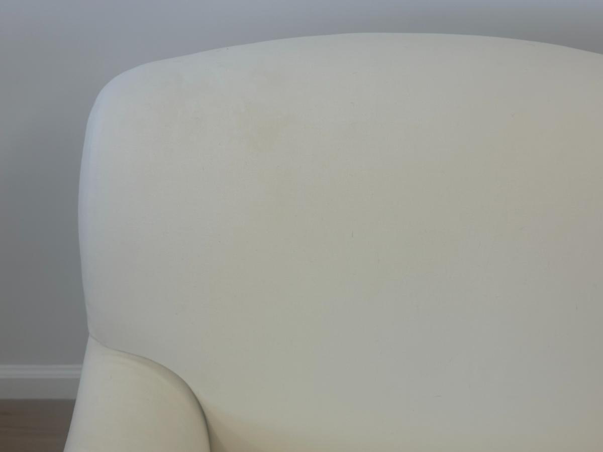 George Smith Standard Arm Single Cushion Sofa, Muslin