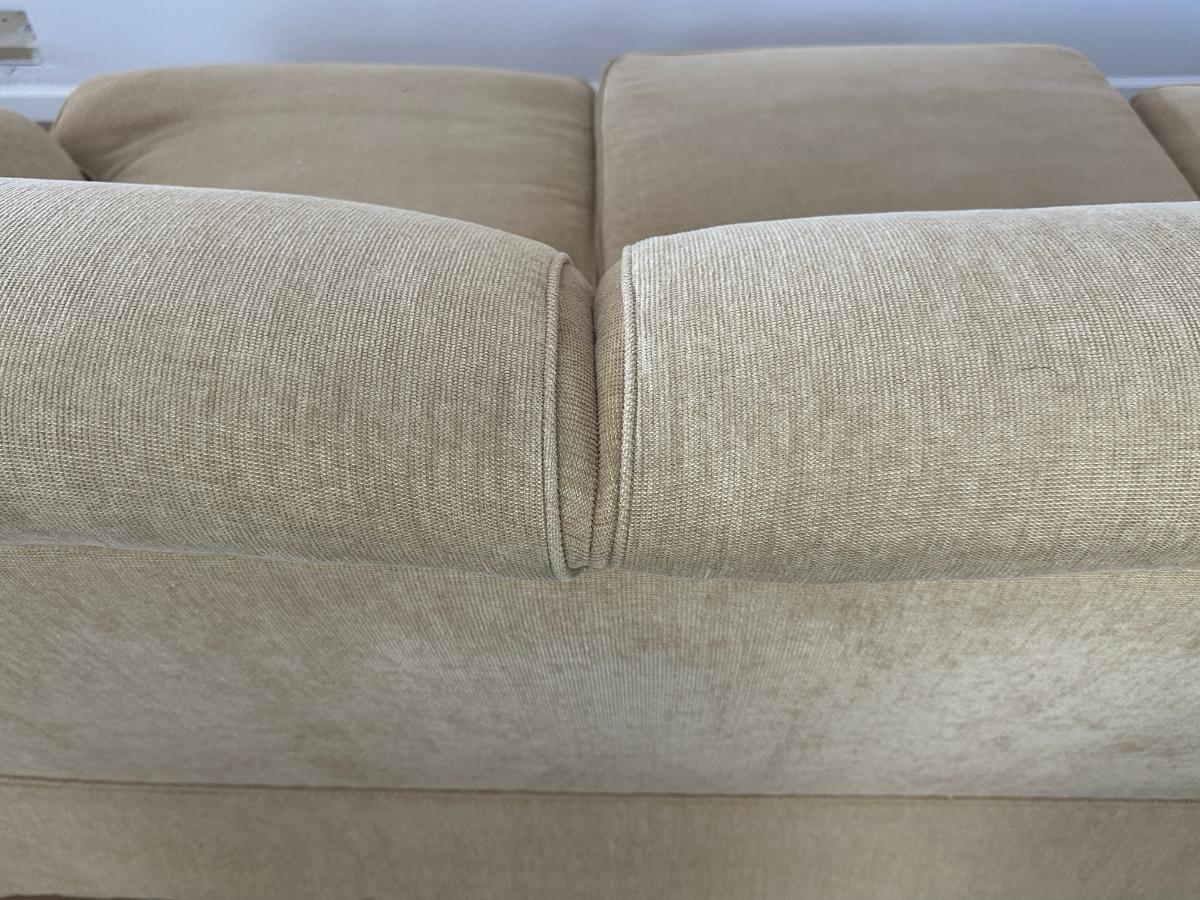 Skirted 90" Standard Arm Sofa