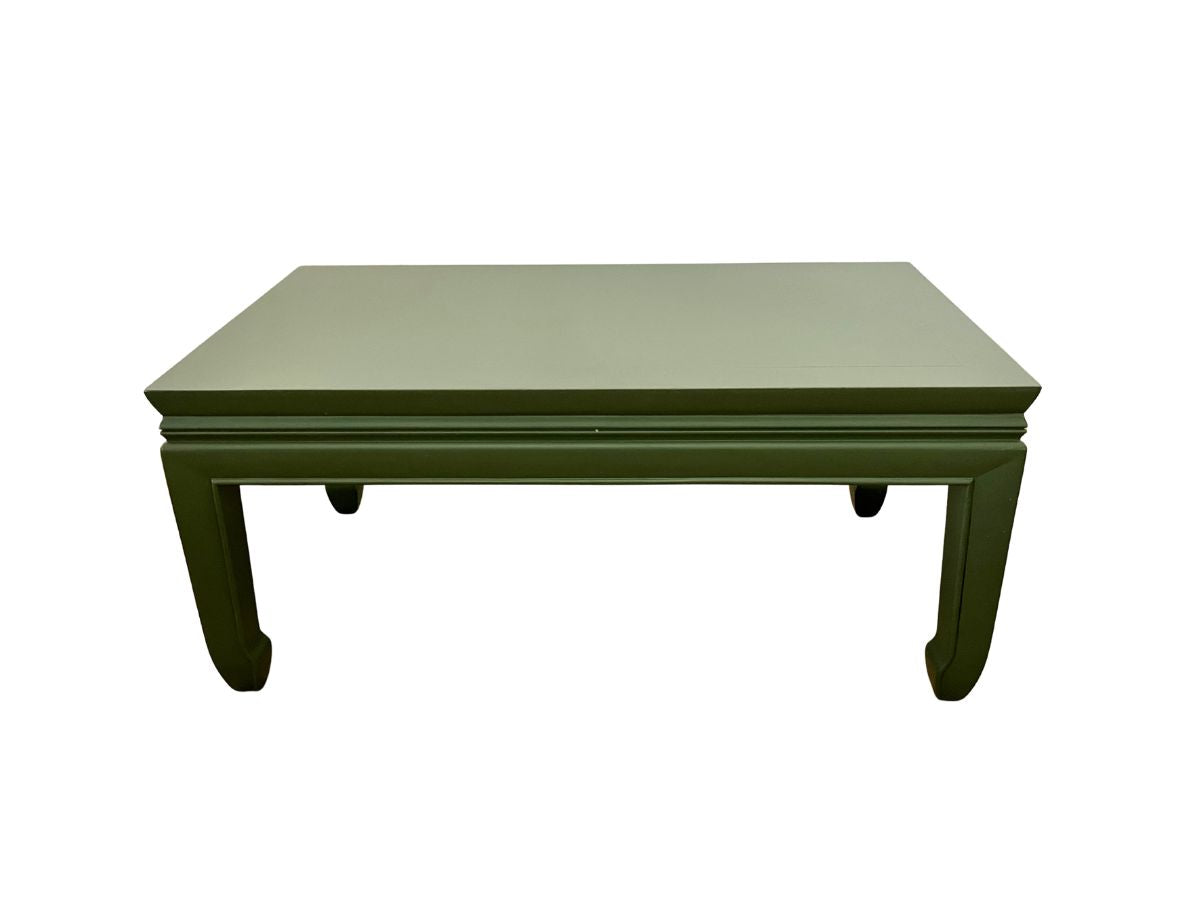 Green Painted Ming Style Cocktail Table