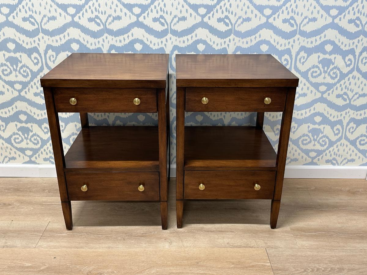 Chaddock Bedside Tables, Pair