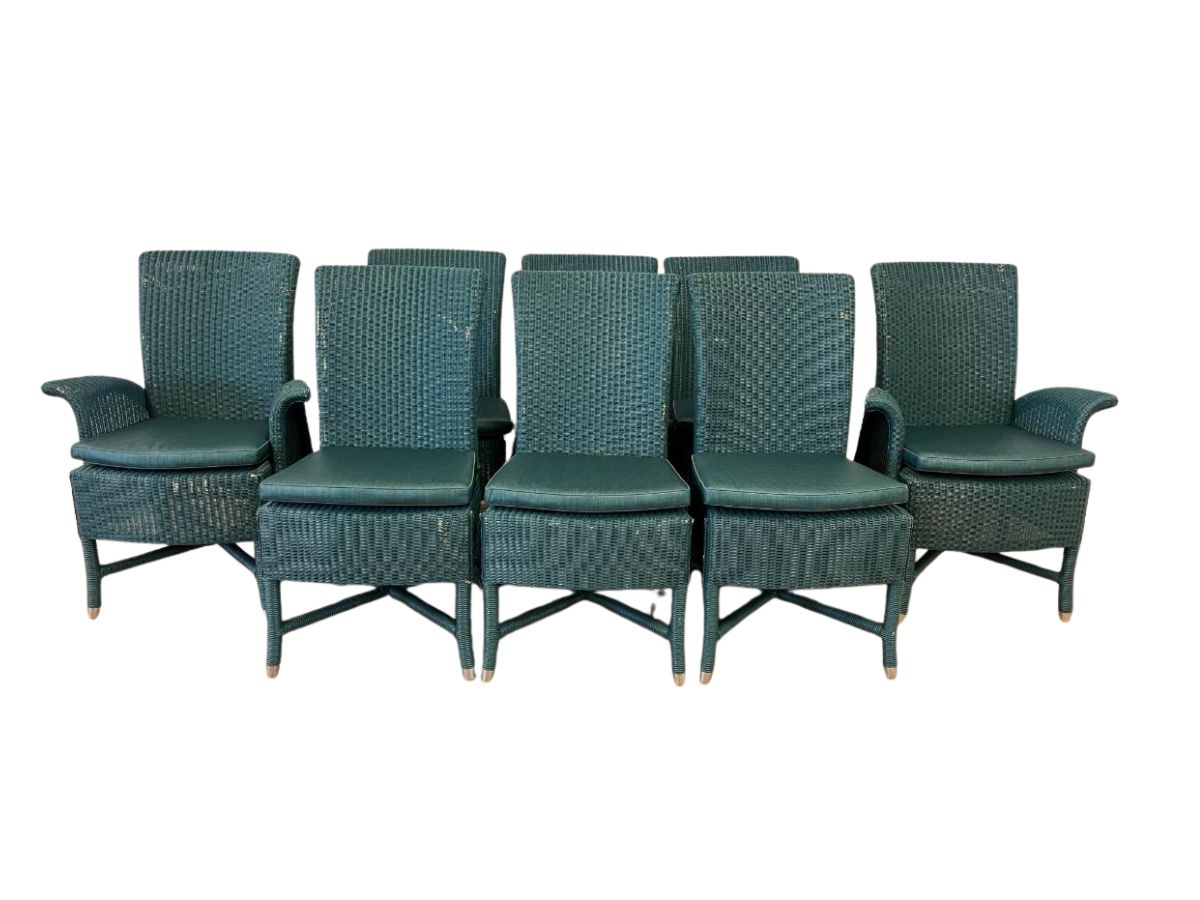 Vincent Sheppard Lloyd Loom Chairs, Set of 8