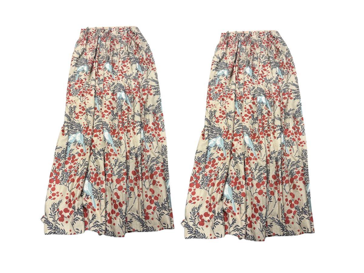 Romo Mirabel Curtain Panels in Strawberry Colorway, Set of 2 Panels (2 of 2 Sets)