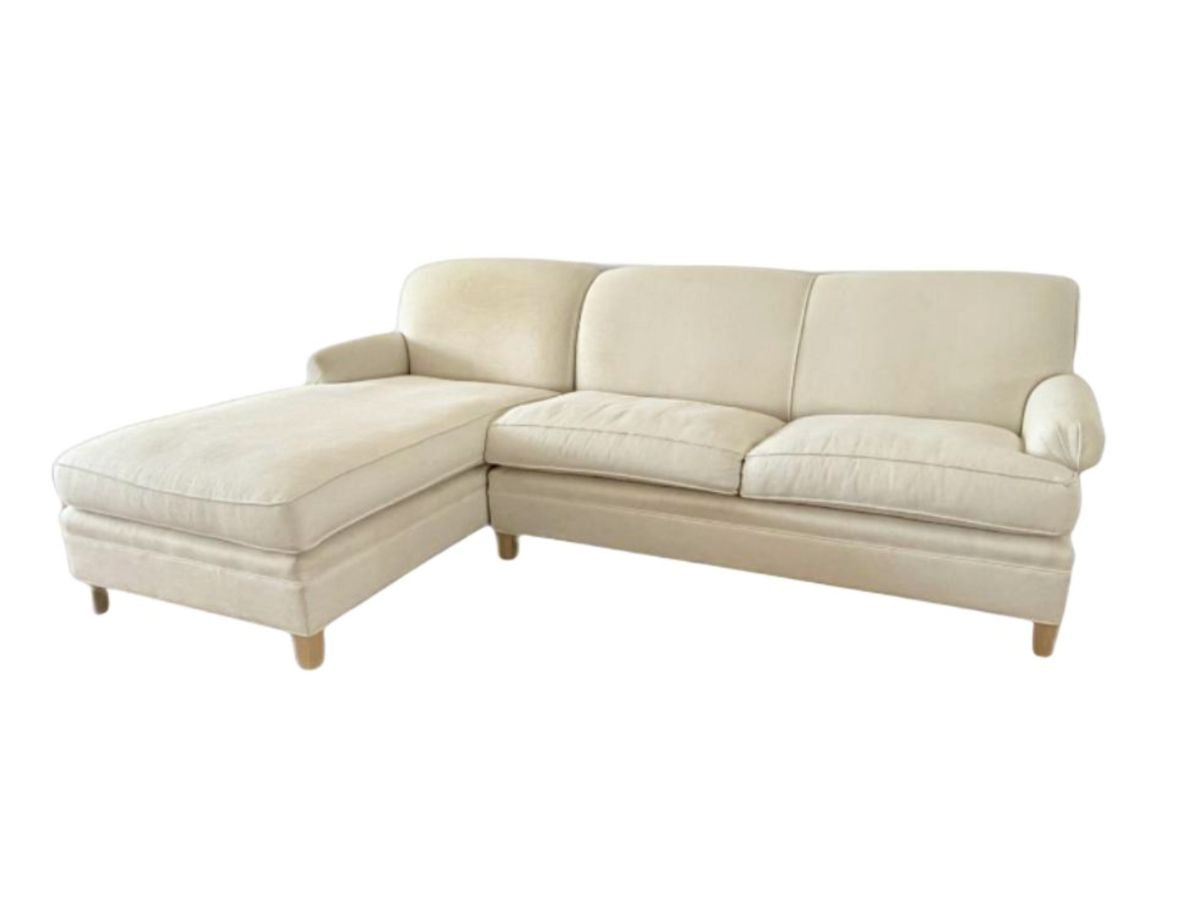 Maiden Home Carmine Sectional in Oyster Linen