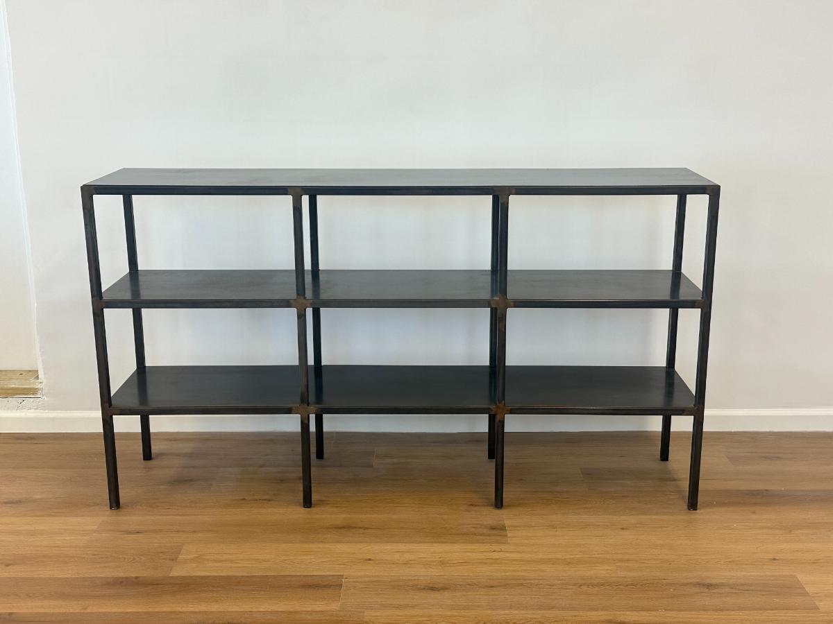 Industrial Metal Bookshelf
