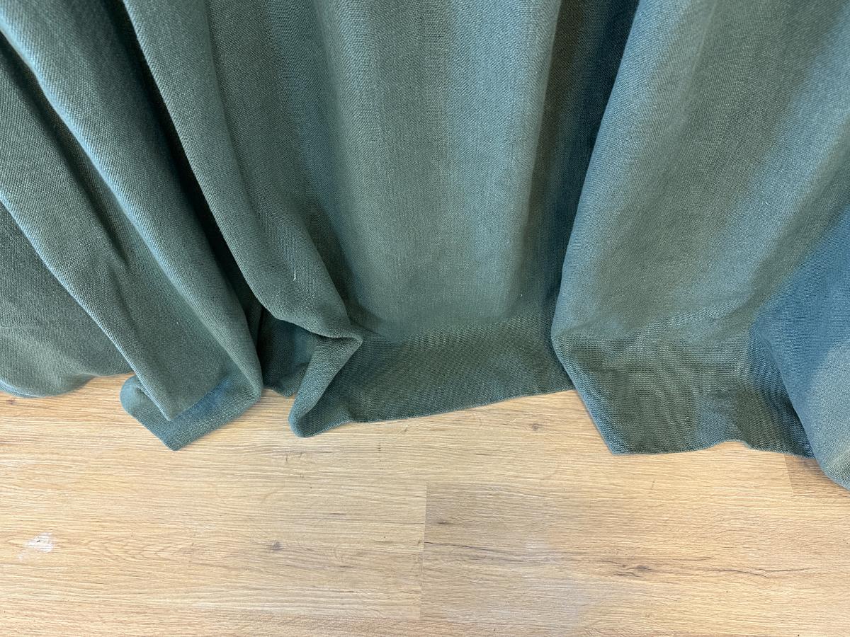 Forest Green Window Panels, Set of 4 Panels