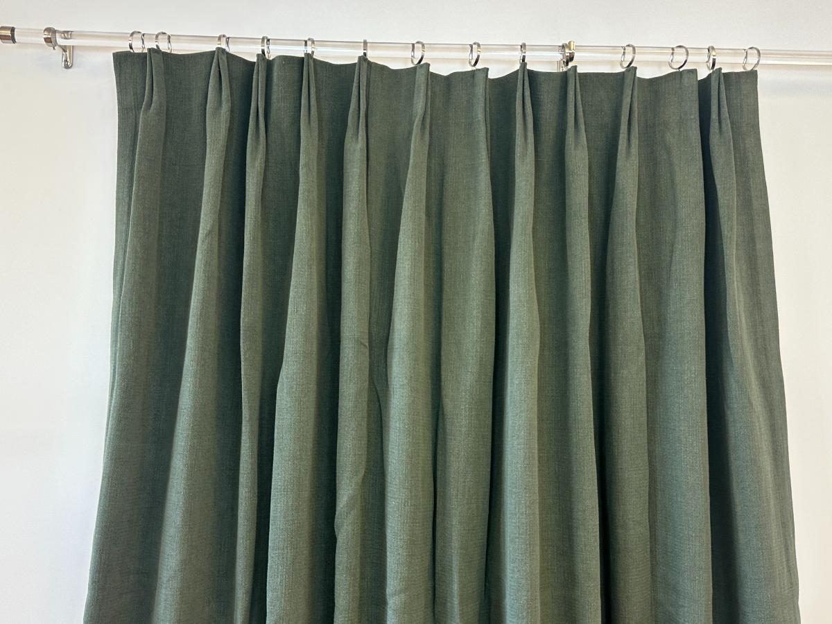 Forest Green Window Panels, Set of 4 Panels