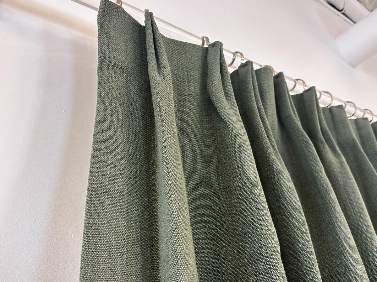 Forest Green Window Panels, Set of 4 Panels