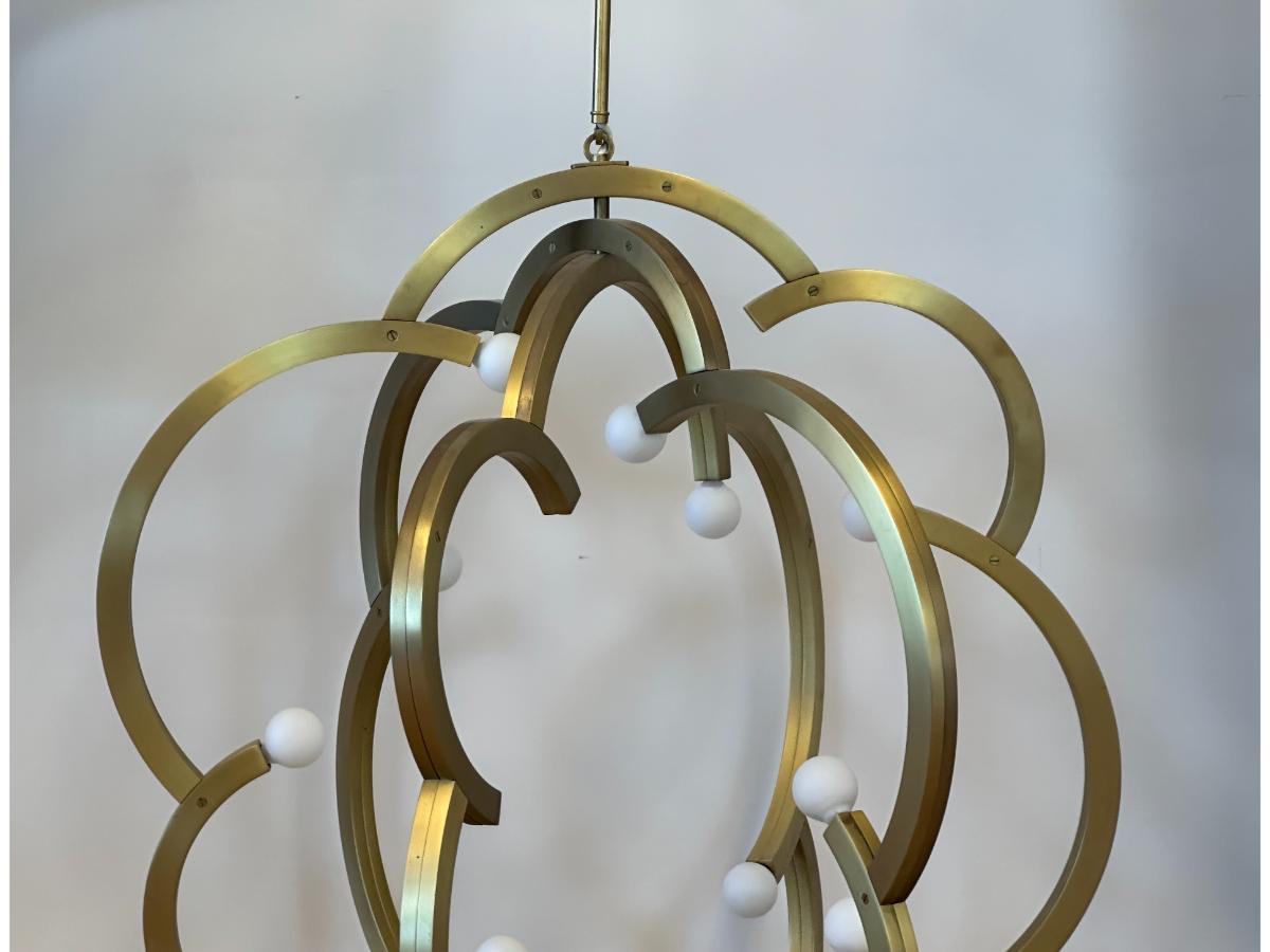 Roll and Hill Blow Chandelier by Lindsey Adelman