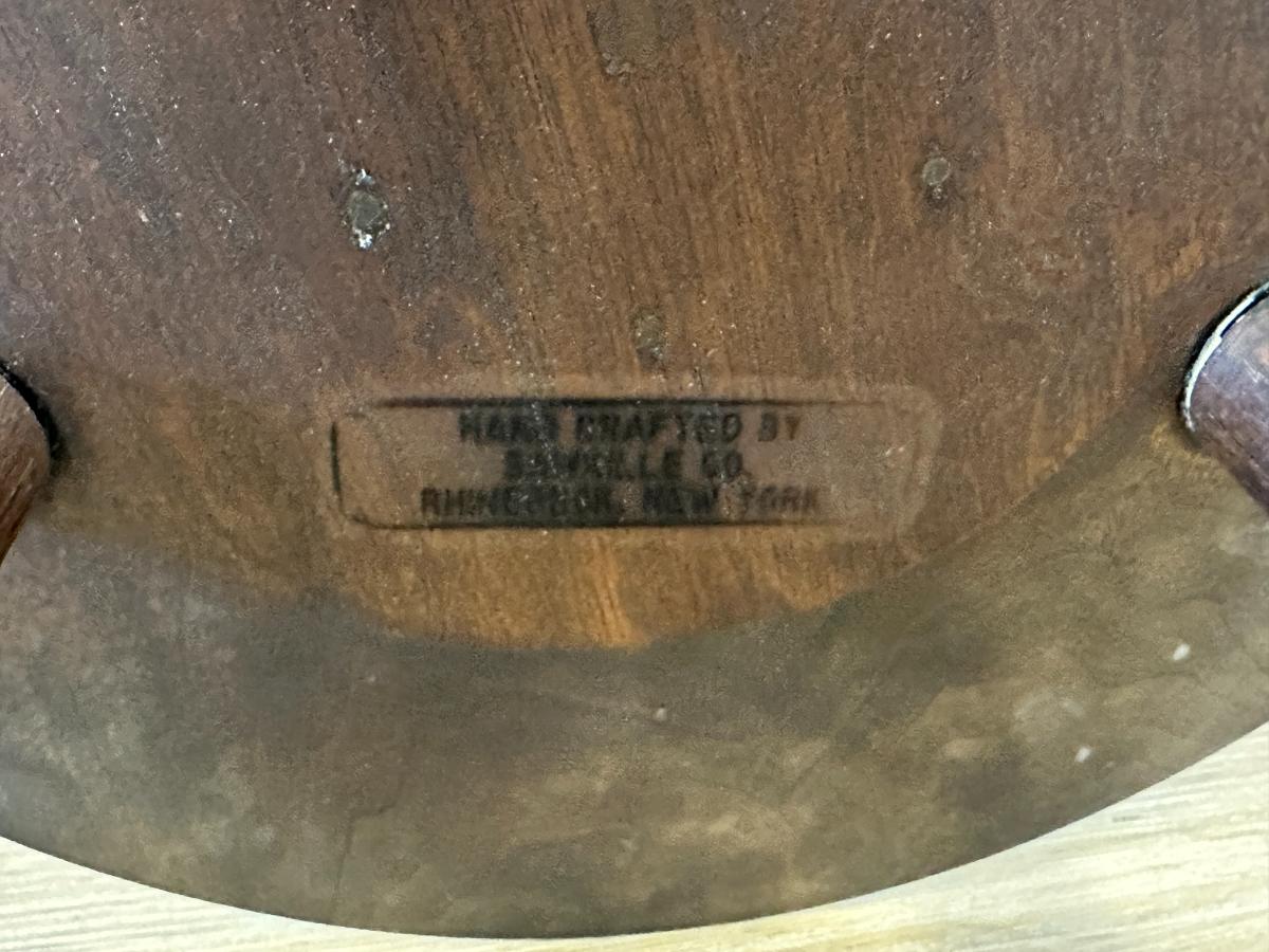 Handcrafted Sawkille Co. Walnut Counter Stools, Set of 3