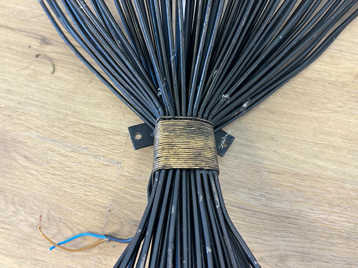 Vintage Sculptural Wall Sconces, Pair