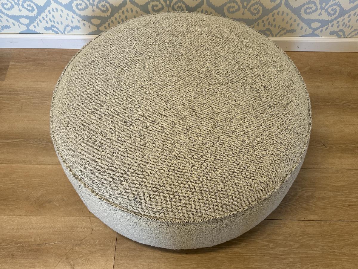 Four Hands Sinclair Large Round Ottoman