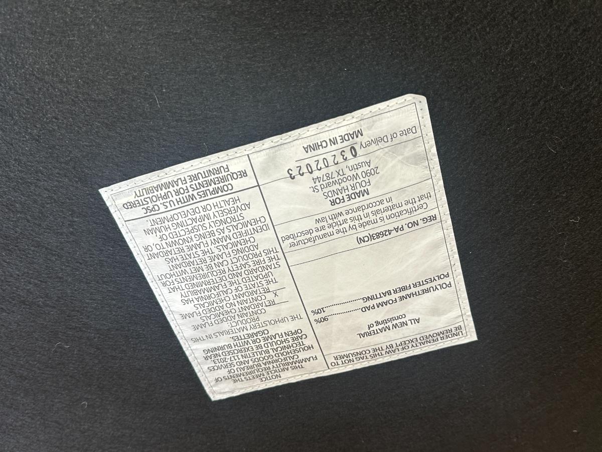 Four Hands Sinclair Large Round Ottoman