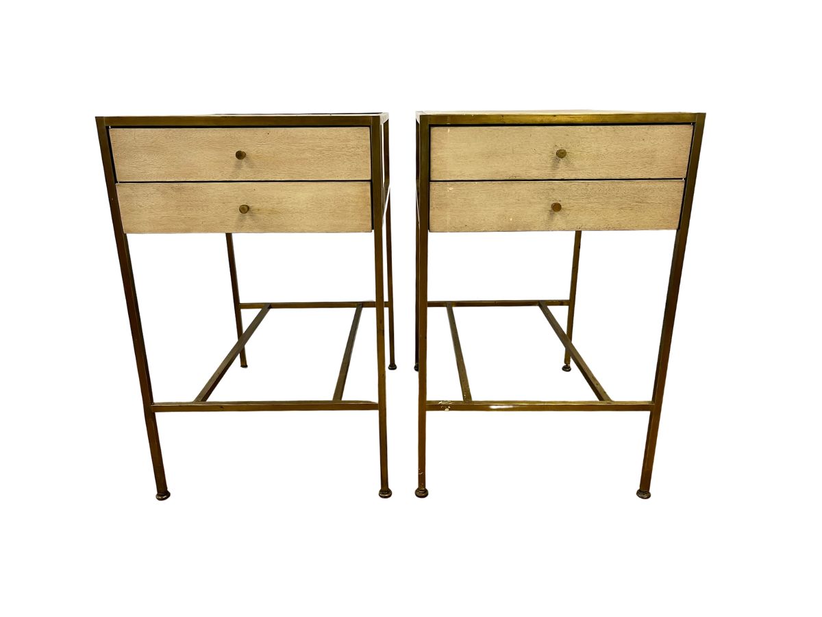 Paul McCobb for Calvin Furniture “Irwin Collection” Nightstands, Pair