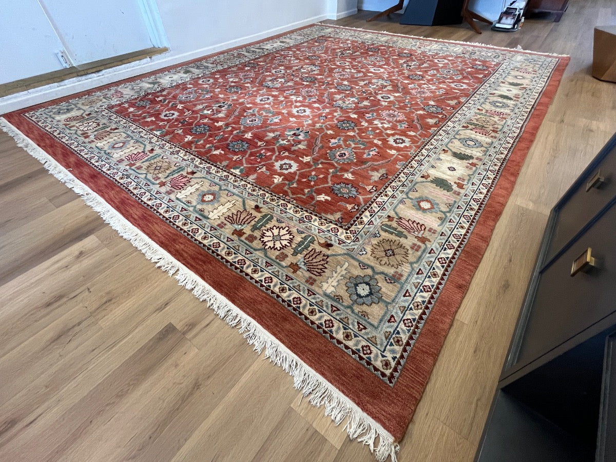12′ x 14′ Vintage Serapi Heriz Aga John Rug