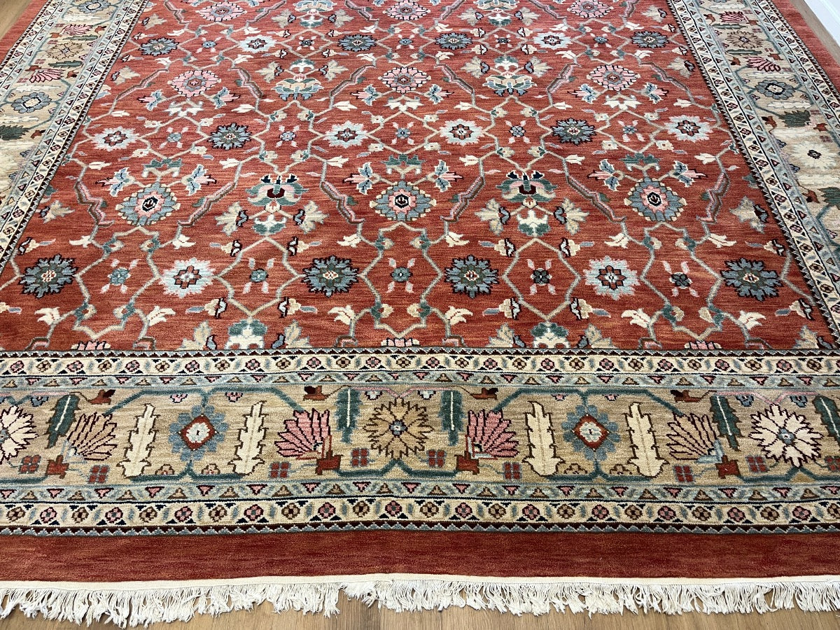 12′ x 14′ Vintage Serapi Heriz Aga John Rug