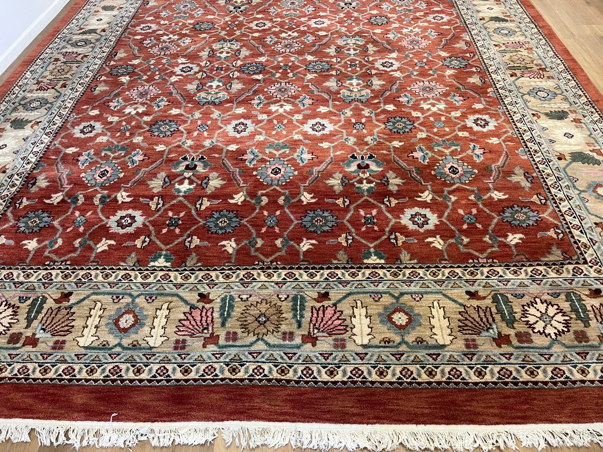 12′ x 14′ Vintage Serapi Heriz Aga John Rug