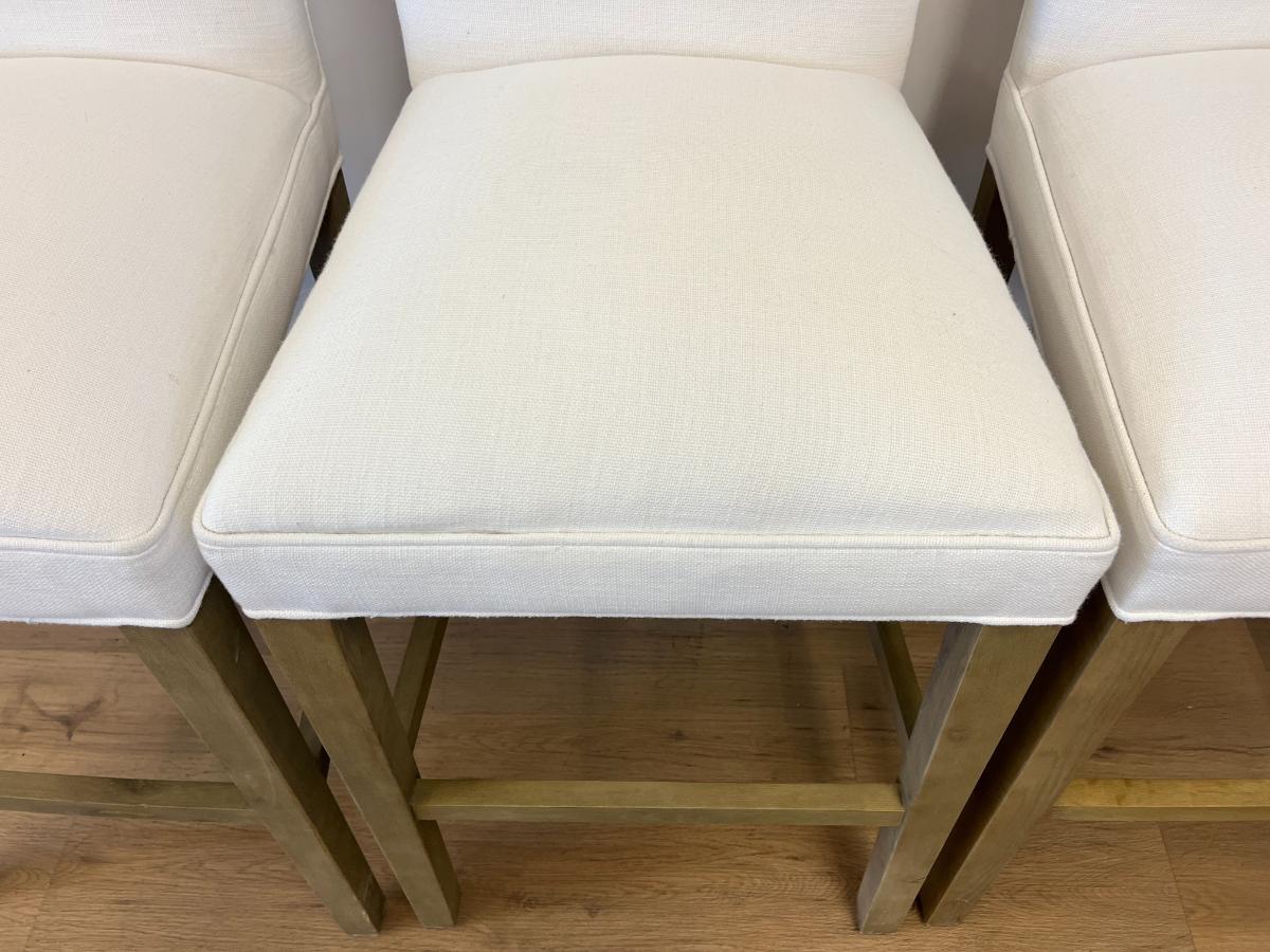 Restoration Hardware Morgan Armless Counter Stools, Set of 3
