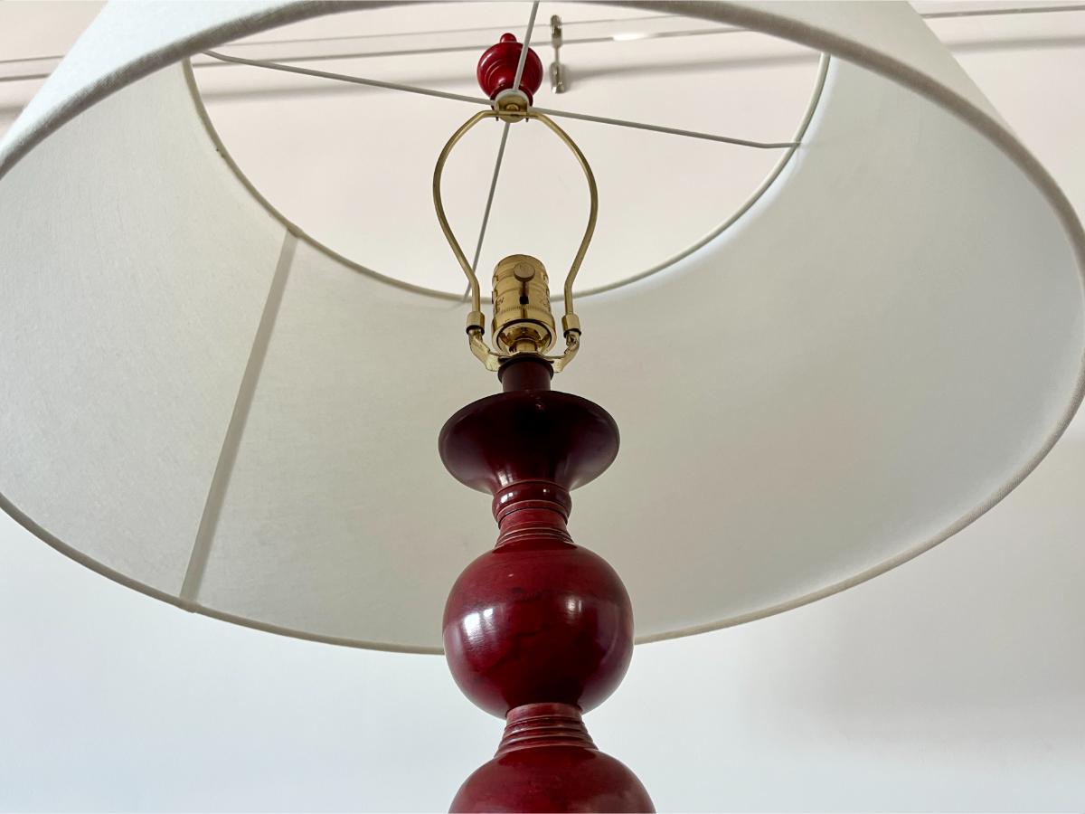Bradburn Gallery Home Red Stacked Ball Floor Lamp