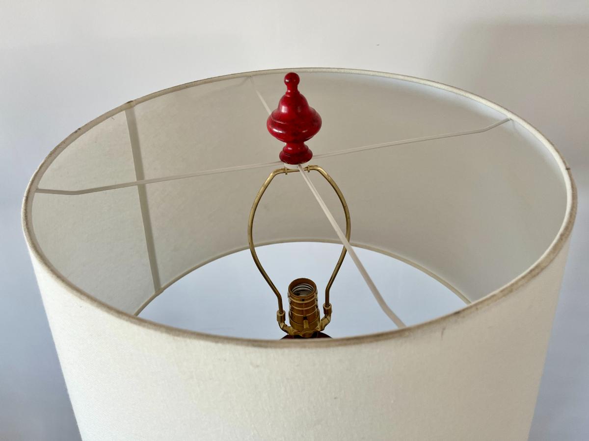 Bradburn Gallery Home Red Stacked Ball Floor Lamp