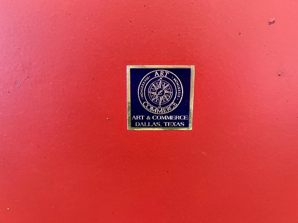 Red Chinoiserie Tray Top Table