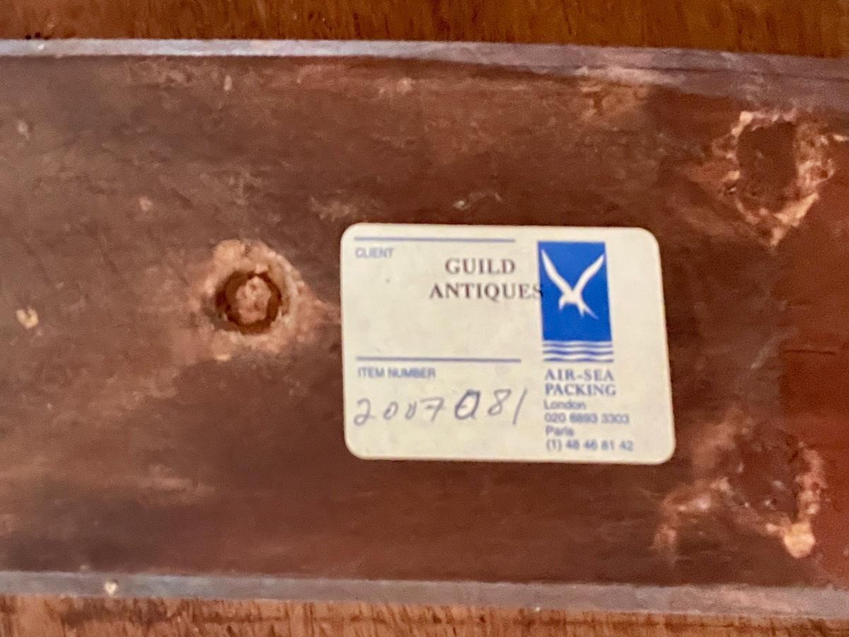 Carved Mahogany Round-Top Pedestal Table from Guild Antiques