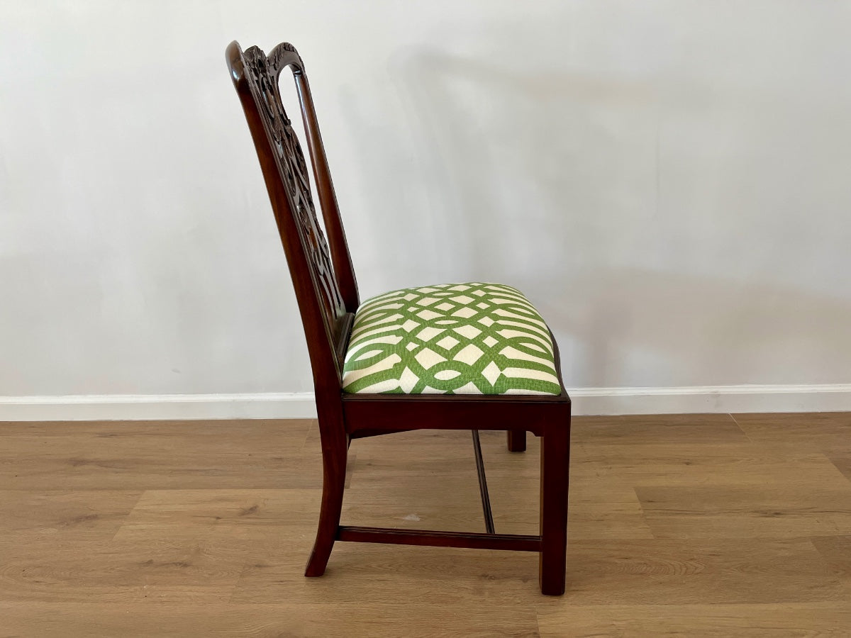 Chippendale Style Mahogany Dining Chairs, Set of 6