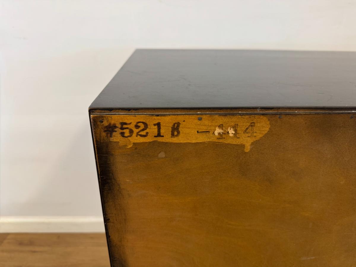 Paul Frankl for Johnson Furniture Cerused Oak & Mahogany Double Dresser