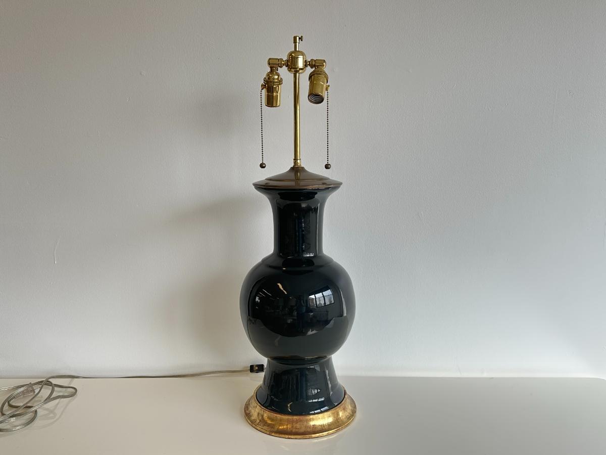 Christopher Spitzmiller Todd Table Lamp w/o Shade & Finial, Signed