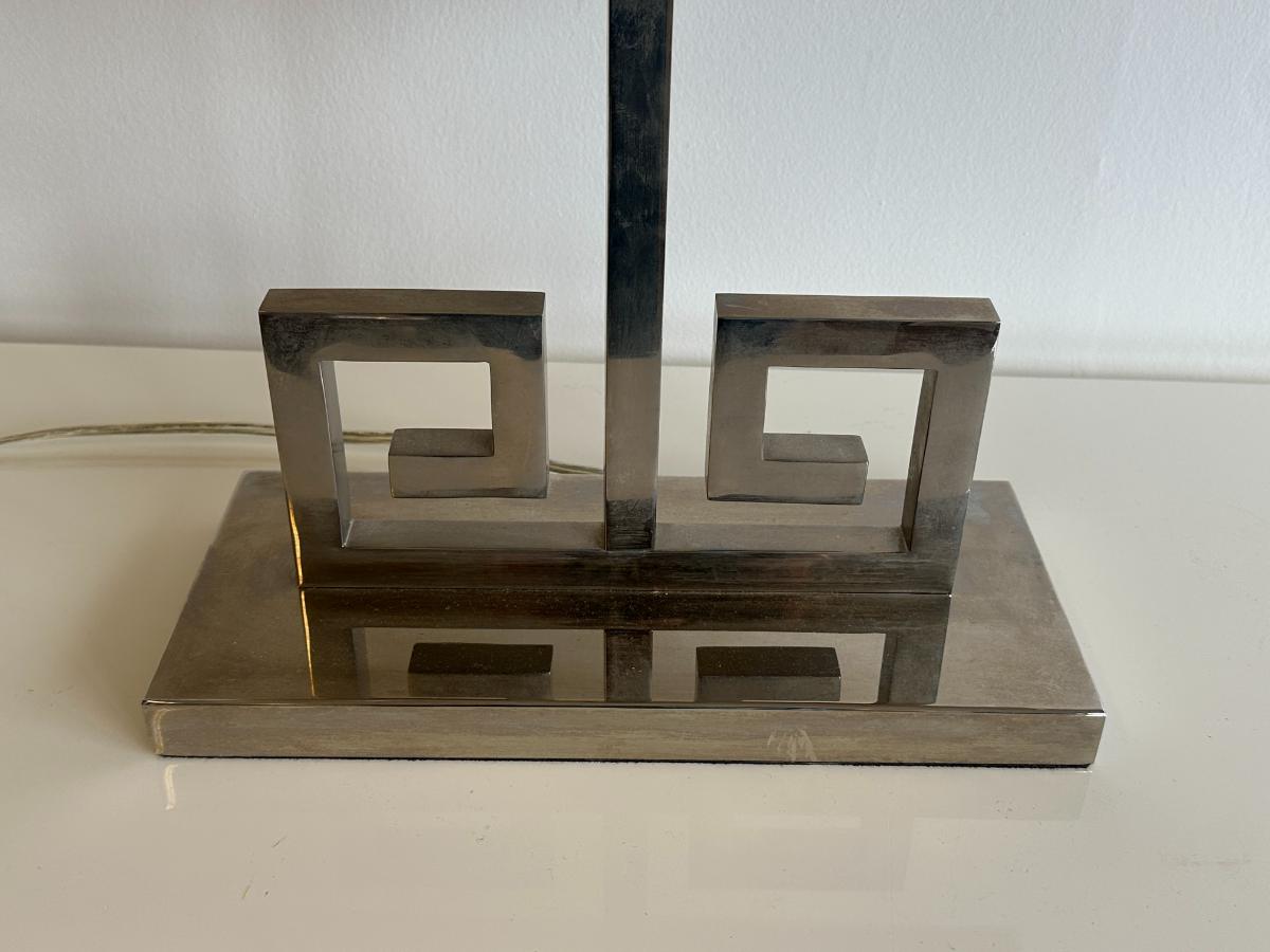 Greek Key Table Lamp