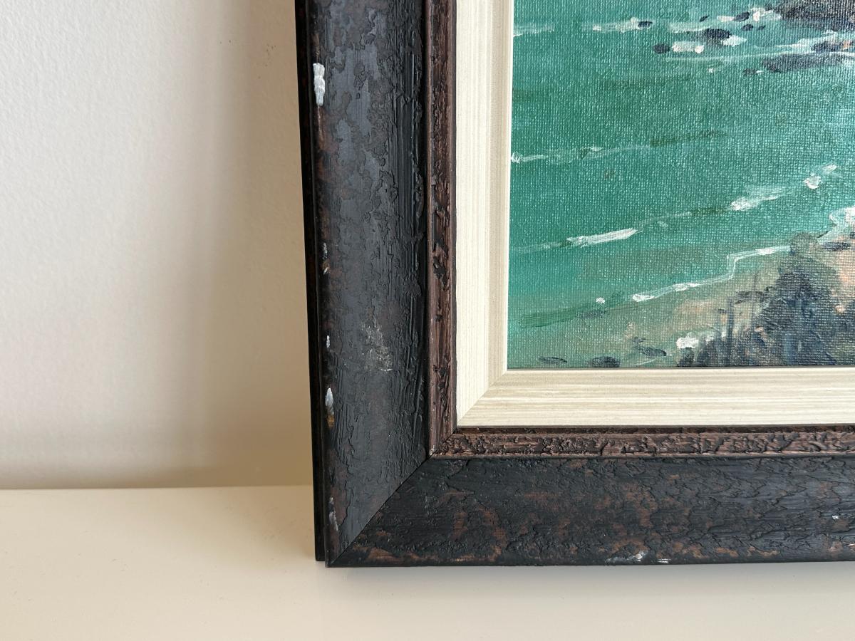 Peter Beadle, The Pink Beach, Oil on Board