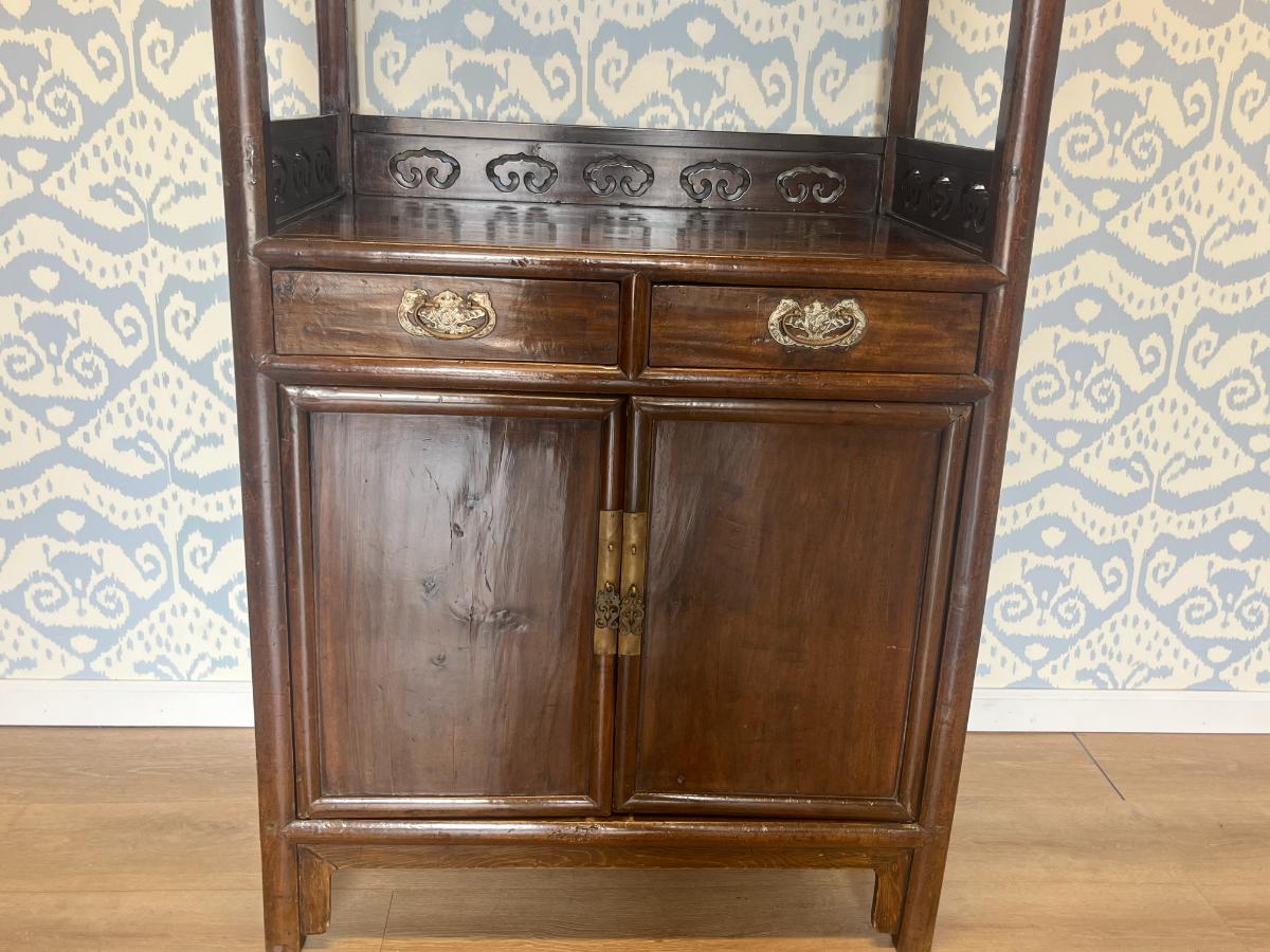 18th Century Nanmu Display Cabinet