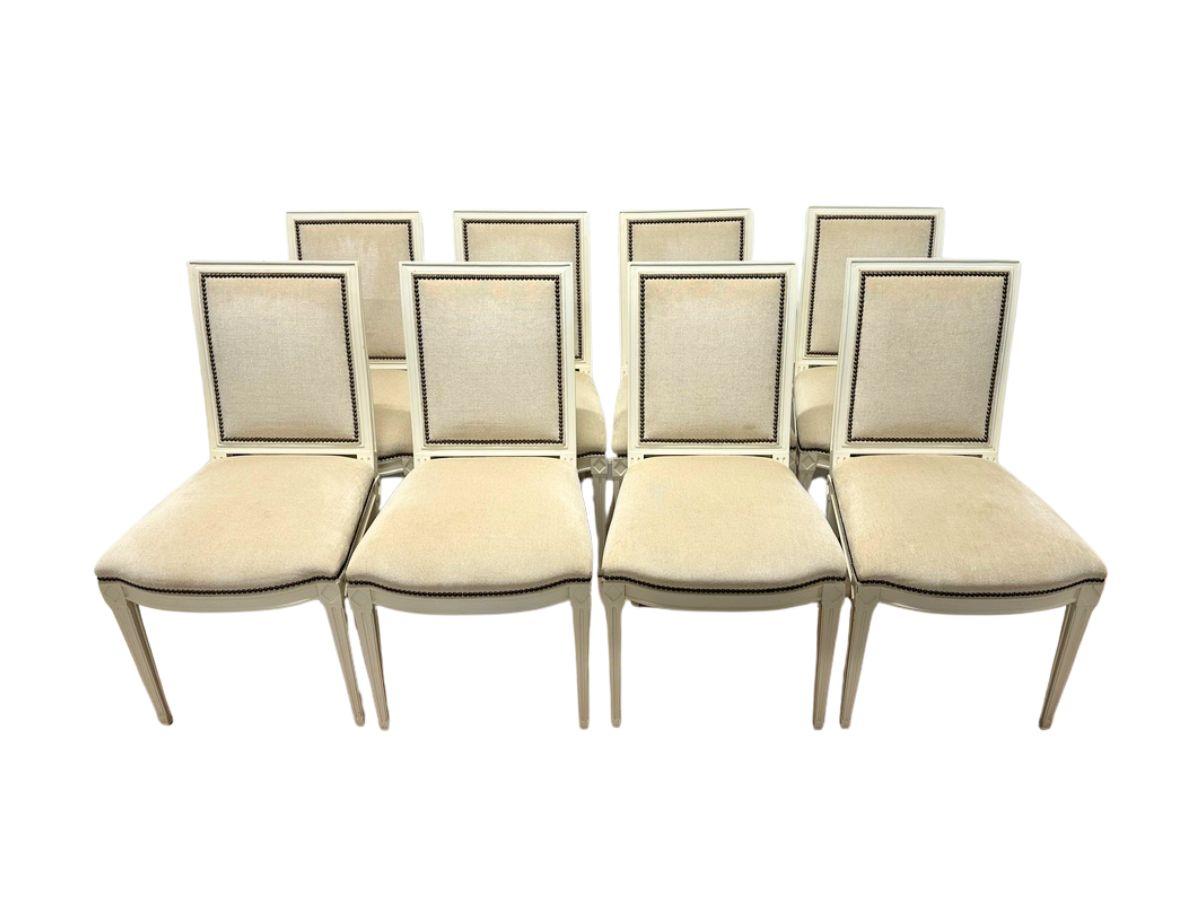 Hickory Chair Amsterdam Dining Side Chairs, Set of 8