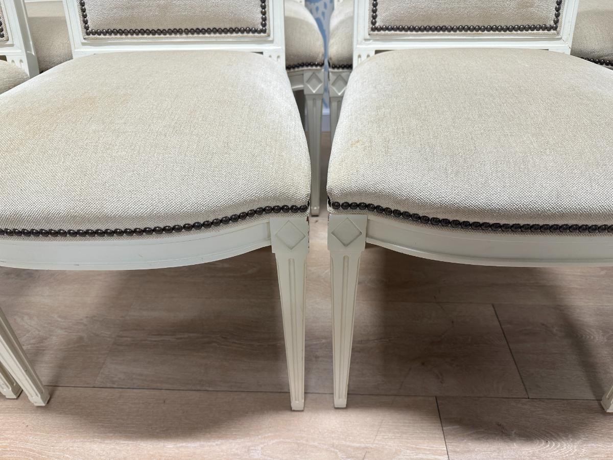 Hickory Chair Amsterdam Dining Side Chairs, Set of 8