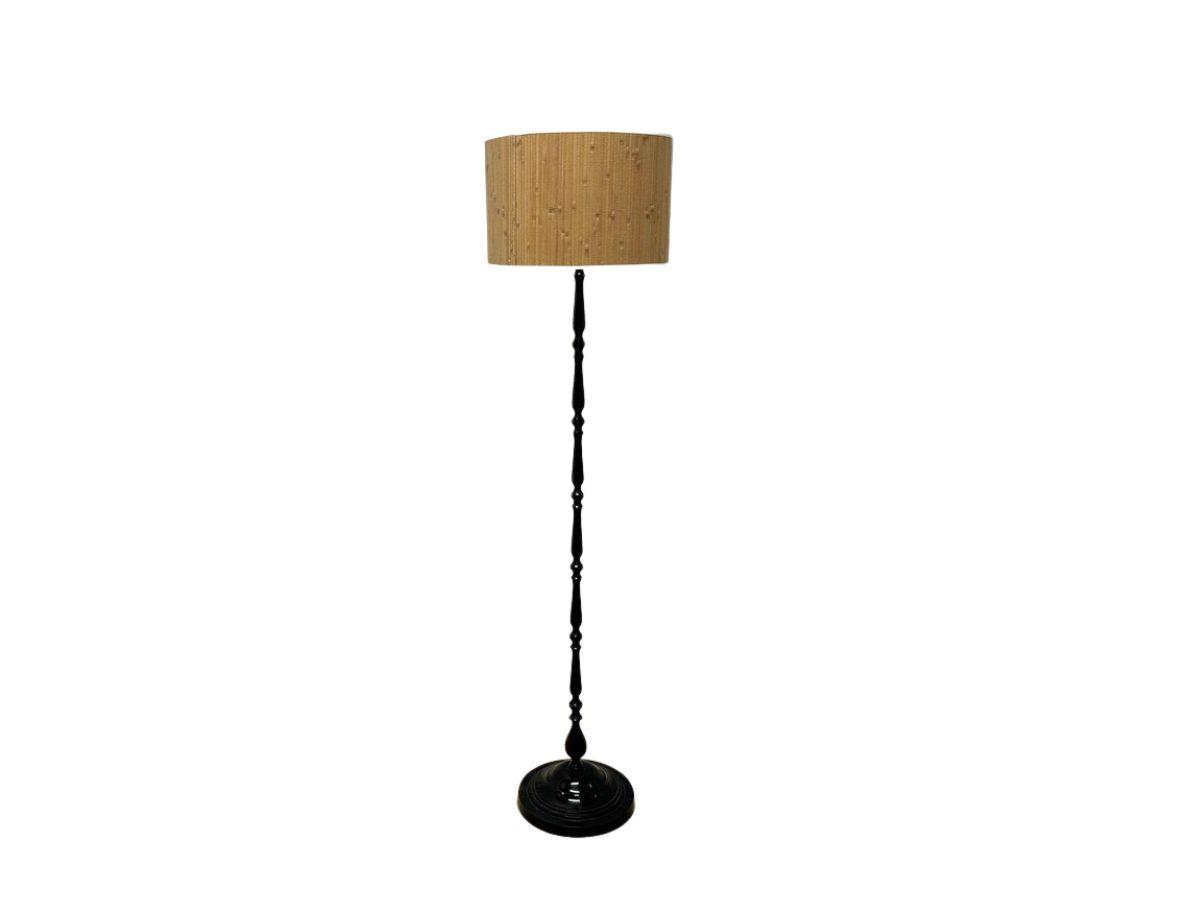 Lillian August Bamboo Lacquer Floor Lamp