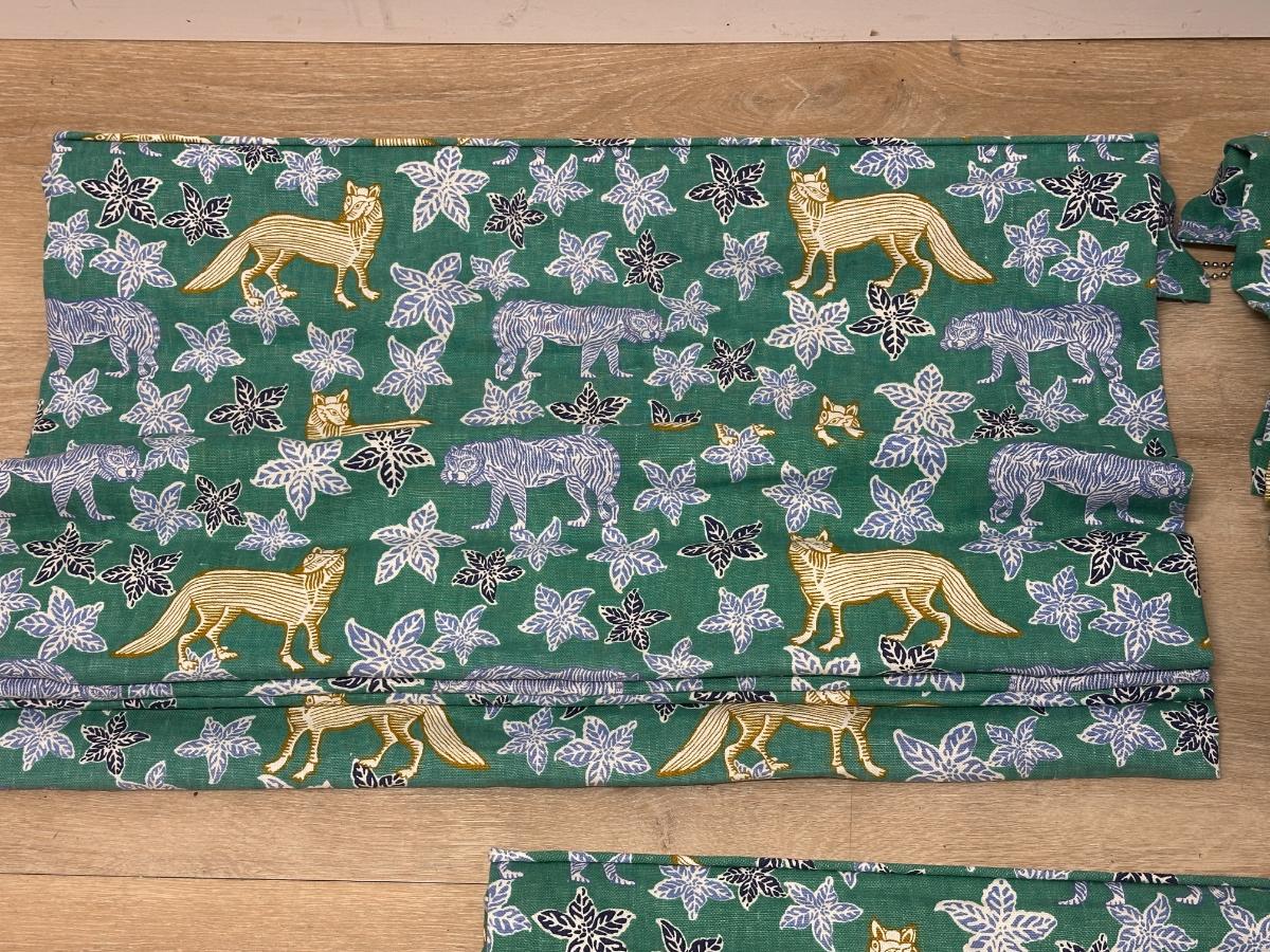 Lulu DK Safari Roman Shades, Set of 3