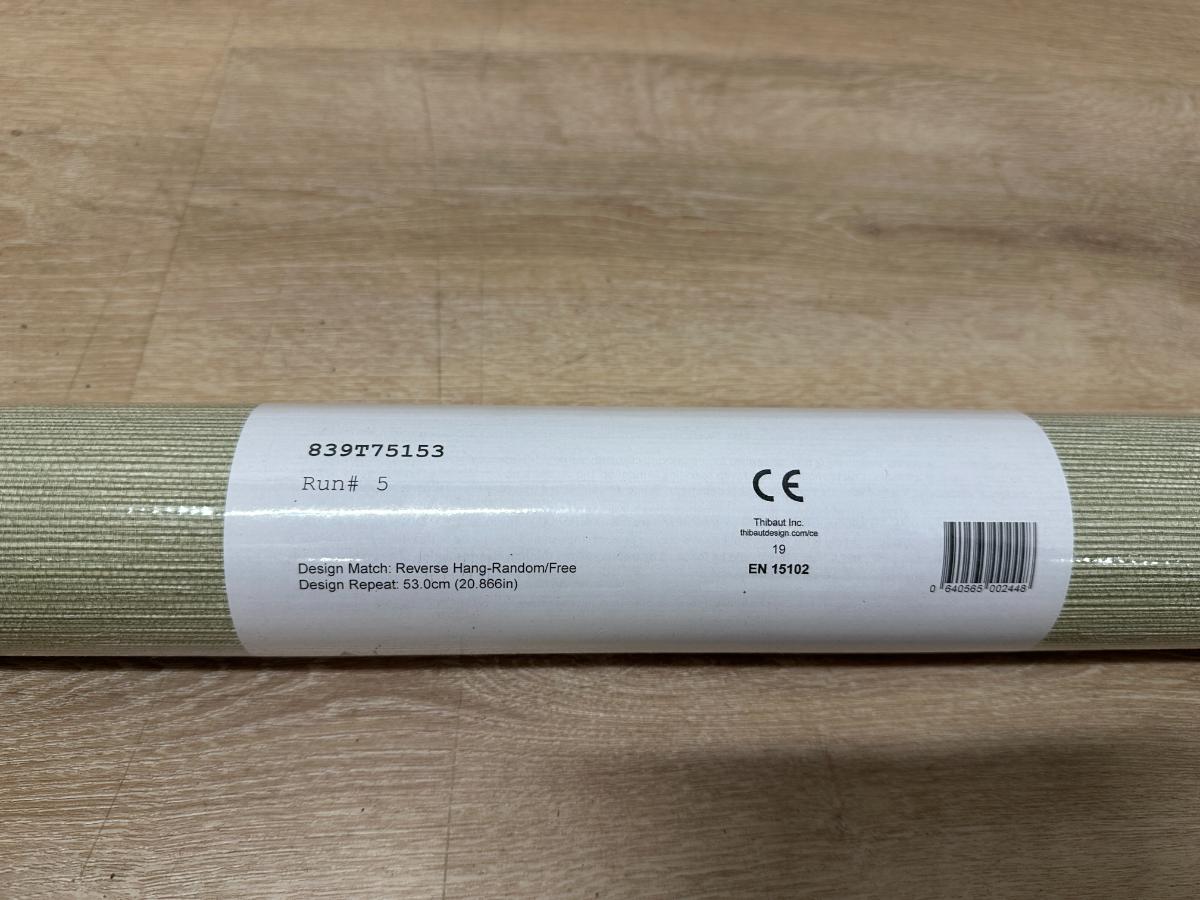 Thibaut T303 Kendari Grass Robins Egg Wallpaper Double Roll