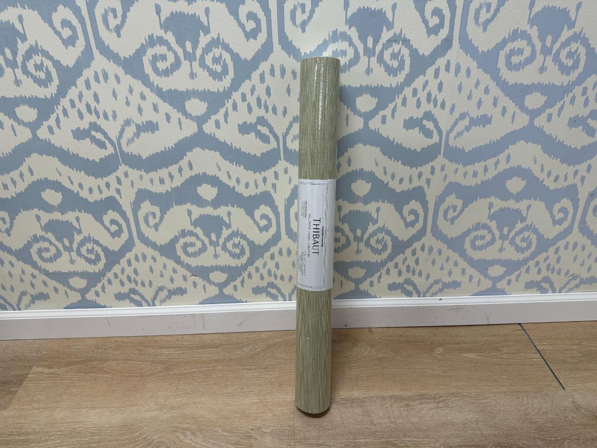 Thibaut T303 Kendari Grass Robins Egg Wallpaper Double Roll