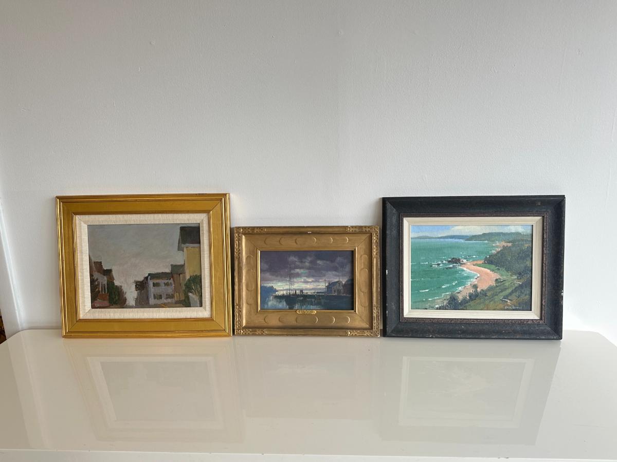 Oil on Board Painting, Signed Lower Left