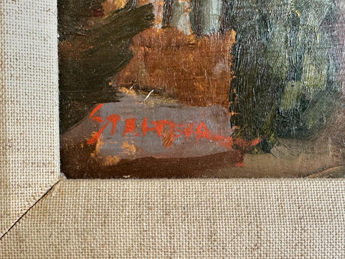 Oil on Board Painting, Signed Lower Left