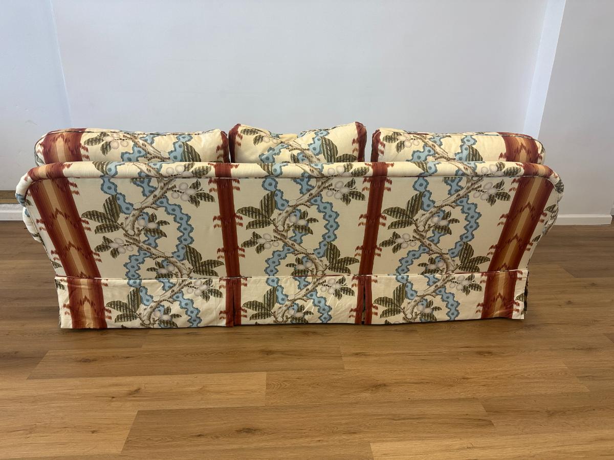 Custom Down Sofa in Brunschwig & Fils "Jocelyn Stripe"