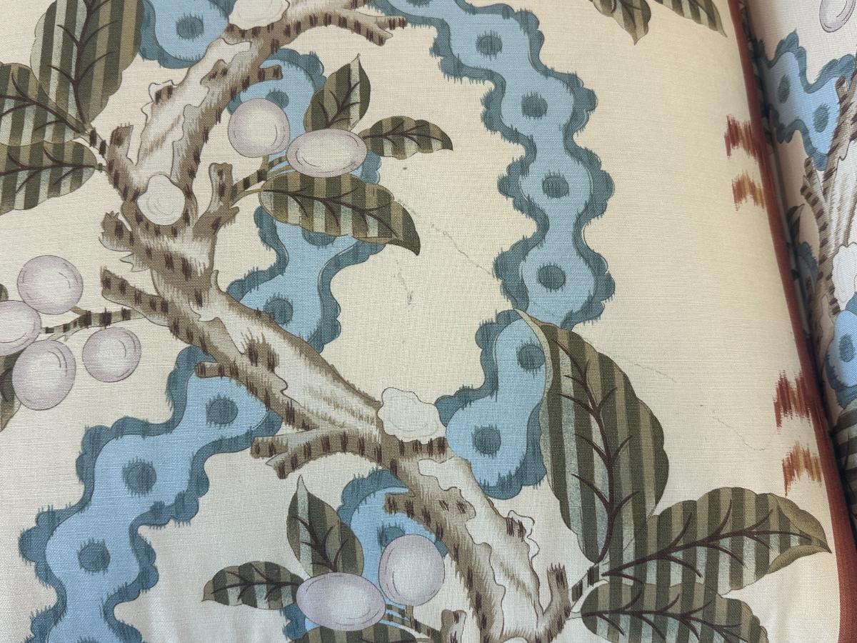 Custom Down Sofa in Brunschwig & Fils "Jocelyn Stripe"