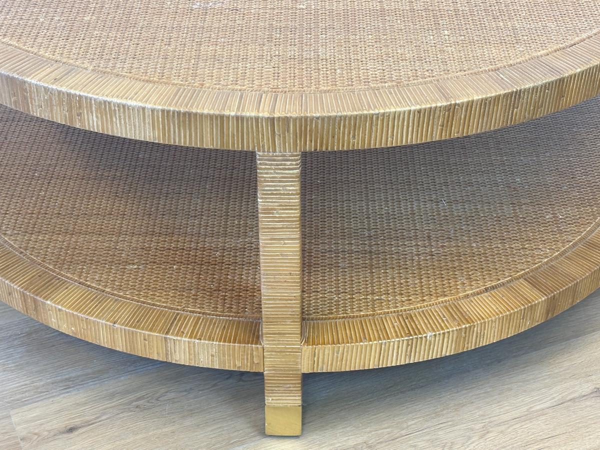 Serena & Lily Balboa Rattan Coffee Table