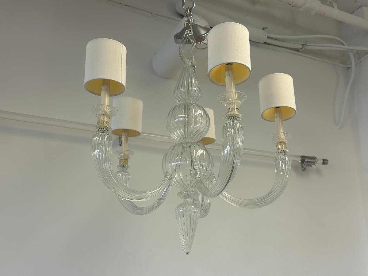 Venetian Style Blown Glass Chandelier