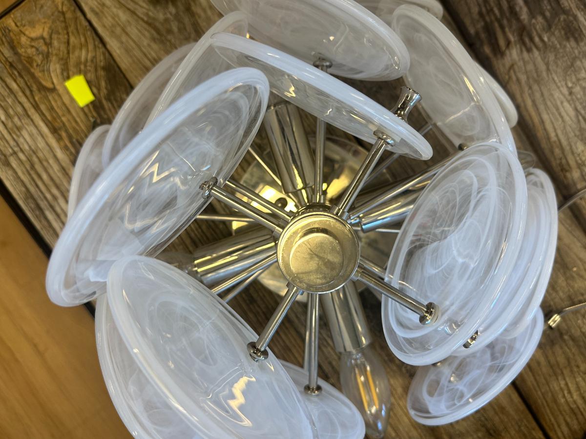 Aerin Loire Medium Tiered Flush Mount