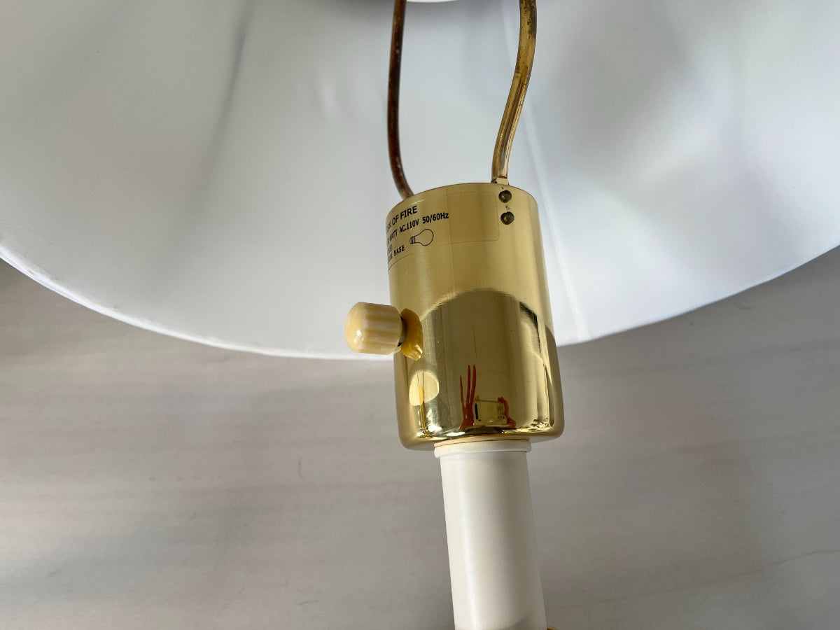 Hinson Swing Arm Lights in Brass with Shades for Metalarte, Pair