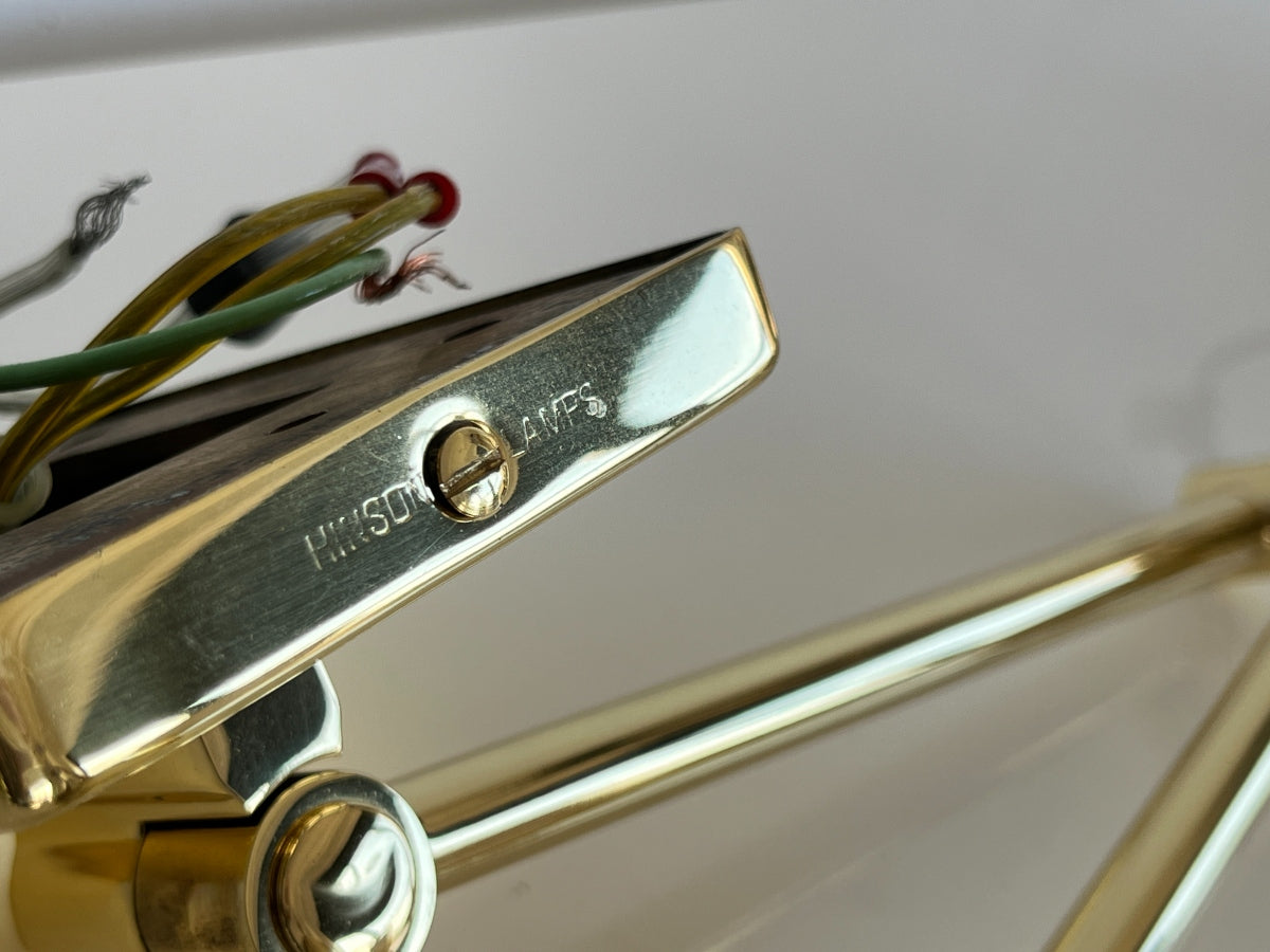 Hinson Swing Arm Lights in Brass, Pair (2 of 2)