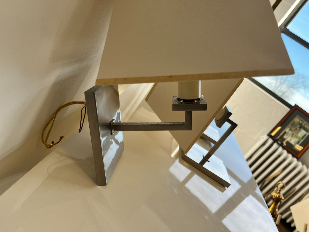 Vaughan Norfolk Nickel Sconces, Set of 3