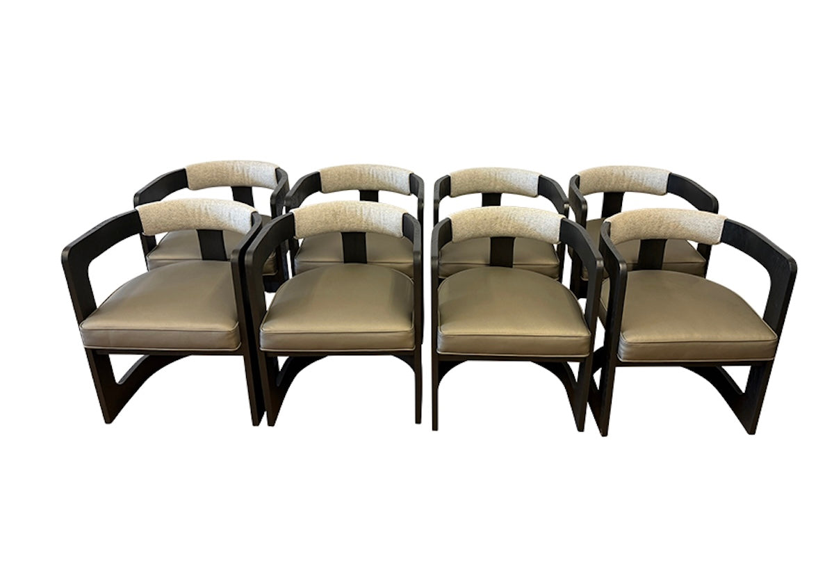 Kelly Wearstler Zuma Dining Chairs, Set of Eight